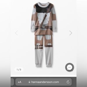 Hanna Andersson Star Wars Mandalorian (Mando) Pajamas (PJs)